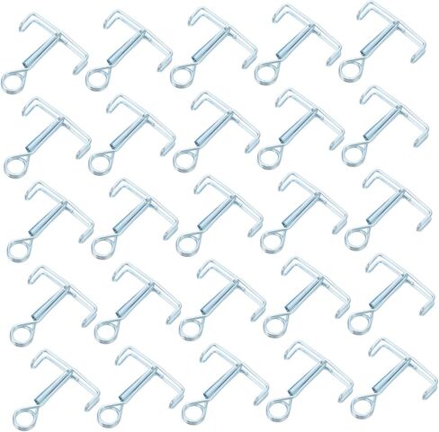 MAGICLULU 25pcs Stainless Steel Laboratory Hose Clamps with Flat Jaw Design for Precise Control of Liquid Flow and Singlehanded Operation, for Experiments and Educational Labs in Kuwait