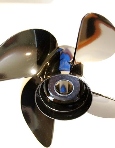 TURNING POINT PROPELLERS 21431930 / Turning Point Hustler Aluminum Right-Hand Propeller 13 X 19 4-Blade in Kuwait