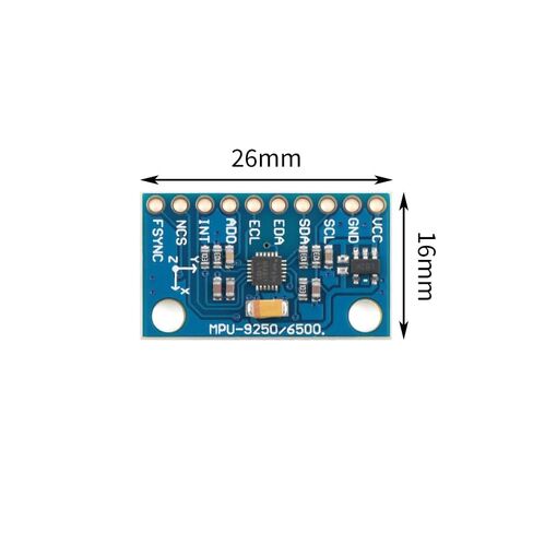 5Pcs MPU-6500 6DOF Six-Axis Attitude Acceleration Gyroscope Sensor Module for Robotics and IoT Projects in Kuwait