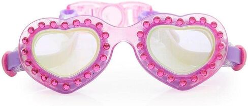 Bling2o Girl's Heart Throb Swim Goggles (Little Kids/Big Kids) First Crush Fuchsia One Size in Kuwait