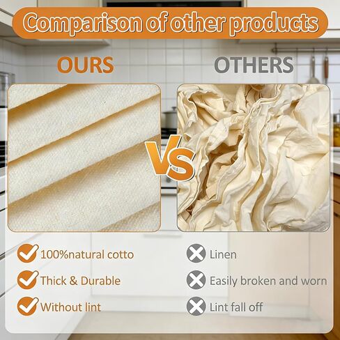 4PCS Thickened Bread Towels for Baking Sourdough, 14x18.8 Inch Proofing Cover Cloth for Dough Raising Baguettes Loaves Ciabatta, Bread Making Accessories Bakers Gift in Kuwait