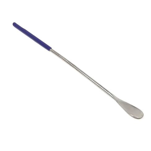A2Z Multipurpose Flat Spoon Lab Spatula Stainless Steel Sampler Spatula for Mixing Transfering Cream, Gel, Powder, Cap Filler, Cosmetic Spatula - Comfort Grip Handle - Laboratory Supplies - 9" Length in Kuwait