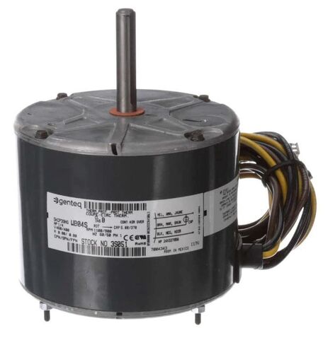 3S051 | محرك مكثف كاريير 5KCP39HGWB04S 1/4 حصان، 1100 دورة في الدقيقة، 460 فولت Genteq in Kuwait