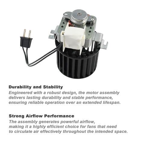 S97009796 Bathroom Fan Motor Blower for Broan Nutone Bulb Ceiling Heater | For 162 164-E G J K L M, Fan Blower, Replace 97009796 S97009758 S97009796B, Fan Motor Assembly in Kuwait