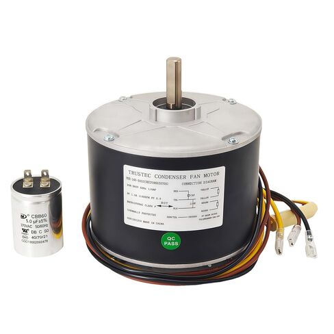 1/4 HP Condenser Fan Motor, 1100 RPM 208-230V 48 Frame HVAC Fan Motor, Replacement for GE 5KCP39EG GE3905, Fits Carrier HC39GE236/237/234A, Dayton 6DLL0, US Motors 3403, Reversible AC Motor in Kuwait
