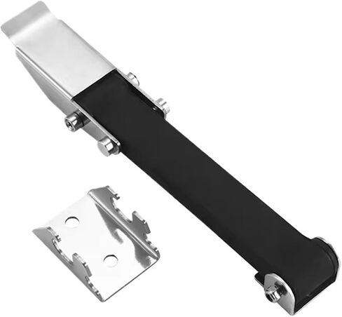 Stainless Steel Latches Buckle Holder Internal Button Hook Rubber Elastic Vehicle Shock Absorption Engine Cover Hasp 250N Load 1Pcs(Carbon Steel) in Kuwait