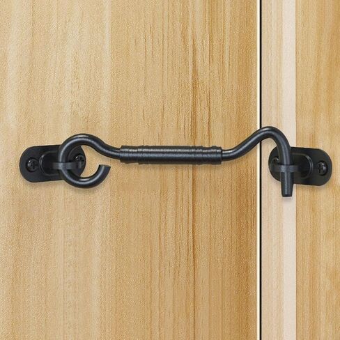 Yajuyi خطاف للخصوصية ومزلاج للعين مقاس 2 × 4 بوصة لانزلاق باب الحظيرة والأسوار الخشبية والنافذة والخزانة in Kuwait