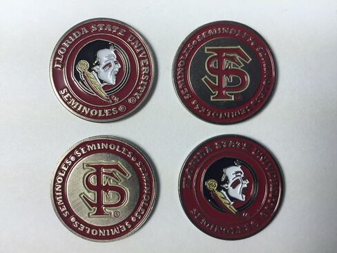 (4) Florida State Seminoles Golf Ball Markers in Kuwait