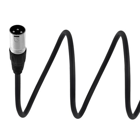 2 Pack 10ft XLR Microphone Cable, 3-Pin Male to Female Balanced Pro Audio Mic Cable Universal Audio Connector Cord for Studio Live Stage Use in Kuwait