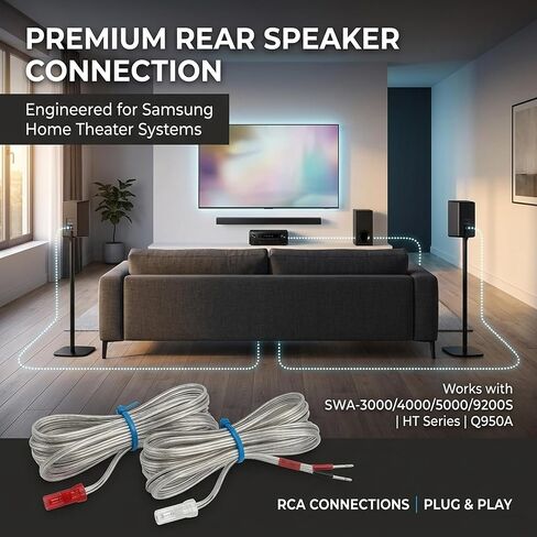 AH81-02137A Audio Cable 4m for SWA-3000/4000/5000 2-Pack in Kuwait