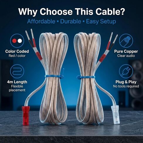 AH81-02137A Audio Cable 4m for SWA-3000/4000/5000 2-Pack in Kuwait