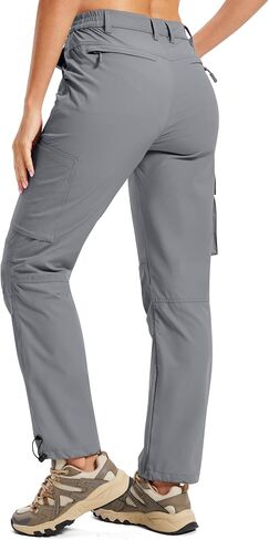 Women's Hiking Pants Quick Dry Lightweight Waterproof UPF 50+ Work Cargo Pants Outdoor Travel 6 Pockets in Kuwait