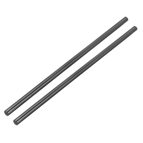 PATIKIL Graphite Rod Graphite Stirring Rod Cylinder Stick Carbon Rod 300x8mm Black for Electrode, Melting Casting, Crucibles, Pack of 10 in Kuwait