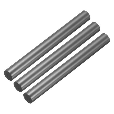 PATIKIL Graphite Rod Graphite Stirring Rod Cylinder Stick Carbon Rod 300x8mm Black for Electrode, Melting Casting, Crucibles, Pack of 10 in Kuwait