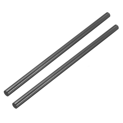 PATIKIL Graphite Rod Graphite Stirring Rod Cylinder Stick Carbon Rod 300x8mm Black for Electrode, Melting Casting, Crucibles, Pack of 10 in Kuwait