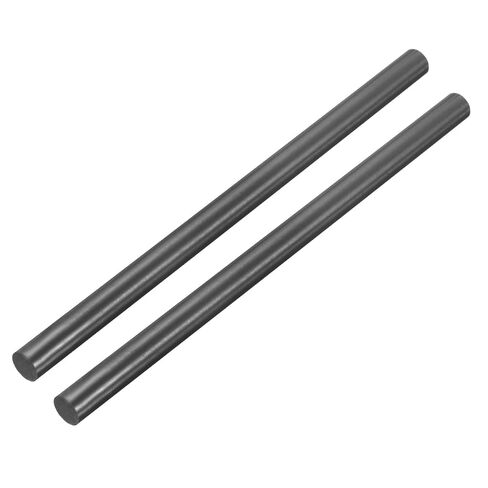 PATIKIL Graphite Rod Graphite Stirring Rod Cylinder Stick Carbon Rod 300x8mm Black for Electrode, Melting Casting, Crucibles, Pack of 10 in Kuwait