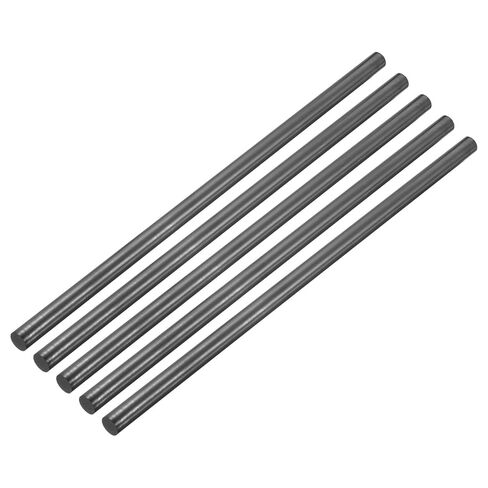 PATIKIL Graphite Rod Graphite Stirring Rod Cylinder Stick Carbon Rod 300x8mm Black for Electrode, Melting Casting, Crucibles, Pack of 10 in Kuwait