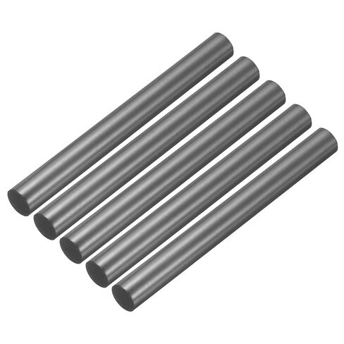 PATIKIL Graphite Rod Graphite Stirring Rod Cylinder Stick Carbon Rod 300x8mm Black for Electrode, Melting Casting, Crucibles, Pack of 10 in Kuwait