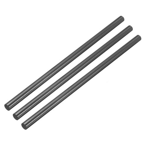 PATIKIL Graphite Rod Graphite Stirring Rod Cylinder Stick Carbon Rod 300x8mm Black for Electrode, Melting Casting, Crucibles, Pack of 10 in Kuwait
