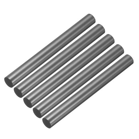 PATIKIL Graphite Rod Graphite Stirring Rod Cylinder Stick Carbon Rod 300x8mm Black for Electrode, Melting Casting, Crucibles, Pack of 10 in Kuwait