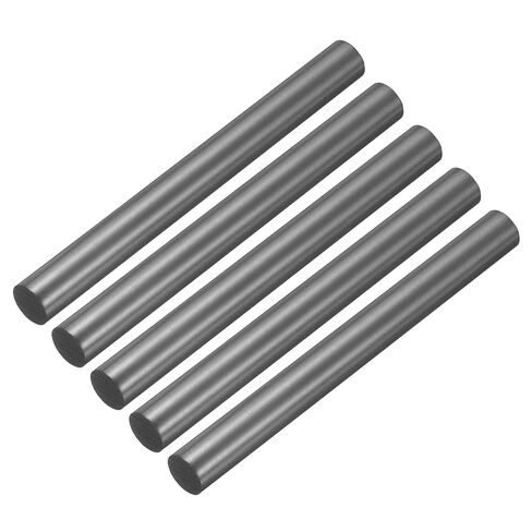 PATIKIL Graphite Rod Graphite Stirring Rod Cylinder Stick Carbon Rod 300x8mm Black for Electrode, Melting Casting, Crucibles, Pack of 10 in Kuwait