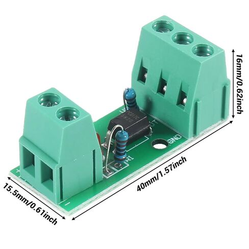 2pcs 8 Channel PC817 Optocoupler Isolation Board 8CH Optocoupler 3.6-30V Driver Photoelectric Isolated Module (8CH) in Saudi Arabia