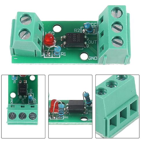 2pcs 8 Channel PC817 Optocoupler Isolation Board 8CH Optocoupler 3.6-30V Driver Photoelectric Isolated Module (8CH) in Saudi Arabia