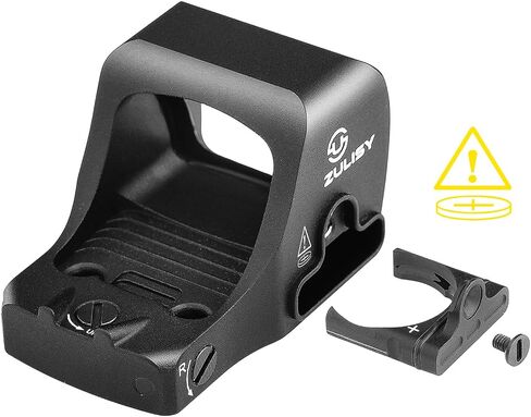 ZULISY Otter 3 MOA Micro Red Dot Open Reflex البصر، لتركيب بصمة القدم RMS/RMSc/407K، Shake Awake 1x21mm Mini Optics EDC مشاهد المسدس التكتيكي المدمجة in Kuwait