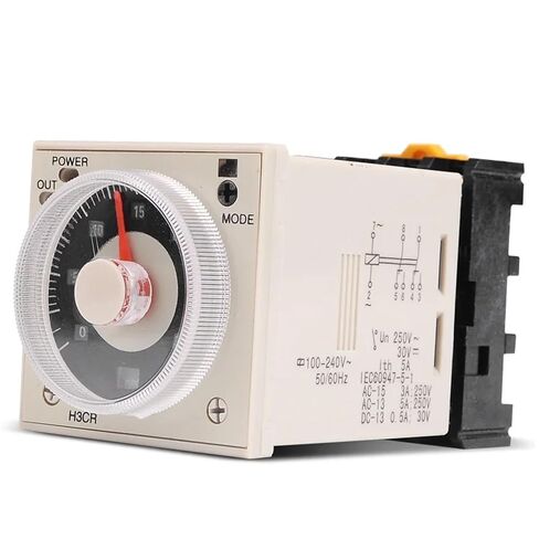 24V to 240V AC Multi-Range time Relay with Socket Base in Kuwait