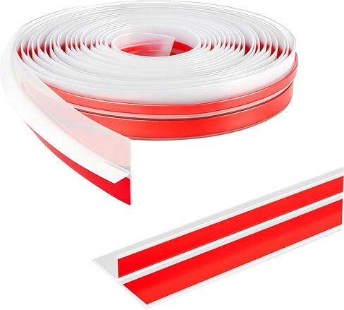 20Ft T-Shaped Silicone Seal Strip Weather Stripping Door Seal for Door Frame, Exterior Door Weather Stripping Door Insulation Strip, Front Door Weather Stripping Door Draft Seal for Energy Saving in Kuwait