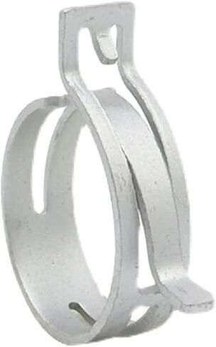 10Pcs Galvanized Hose Clamps for Fuel Line, Water Pipe, and Gases Tube - Adjustable 7mm to 53mm Fastener Clips(M14) in Kuwait