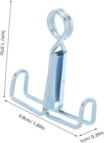 25pcs Laboratory Latex Hose Clamps Rubber Tube Flow Control Spring Clips for Lab Equipment Teaching Instruments Water Stopper Clip for Experiment Use in Kuwait