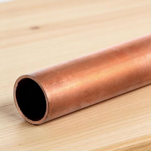 1 قطعة أنبوب نحاسي 5/8 "(15 مللي متر) OD 1 مللي متر سمك الجدار 200 مللي متر طول أنبوب دائري نحاسي لصناعة الثلاجة المجوهرات in Kuwait