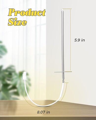 WB24X25557 Oven Temperature Sensor Probe Assembly Fit for GE Ovens, Replace 4464840 PD00044352 AP6031039 PS11762496 EAP11762496 in Kuwait