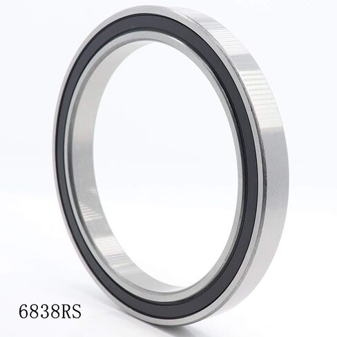Thin Wall Bearings 6838 2RS Metric Thin Section Bearings with Grease 190x240x24mm Chrome Steel Ball Bearing 61838 RS Ball Bearings in Kuwait