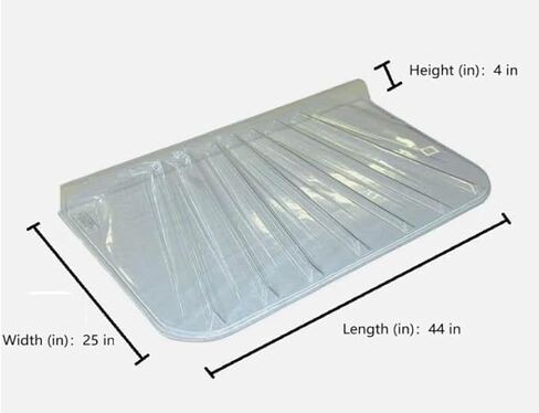 New Polyethylene Rectangular Low Profile Window Well Cover 44 in. X 25 in. X 4 in. in Kuwait