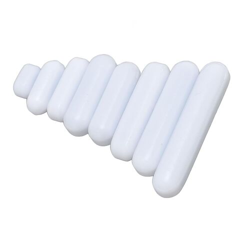 قضبان خلط مغناطيسية متينة من PTFE - دوران ثابت لمحرك المعمل - 8 قطع 10 مم 15 مم 20 مم 25 مم 25 مم 30 مم 35 مم 40 مم in Kuwait