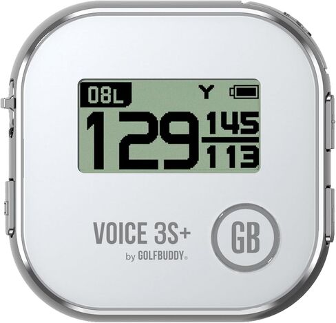 GOLFBUDDY Voice 3S+ جهاز تحديد المدى للجولف المتكلم | قبعة بمشبك GPS مع تشغيل/إيقاف منحدر | مسافة الصوت إلى الأمام/المركز/الخلف | 40.000 دورة | بطارية تدوم 18 ساعة | لا توجد رسوم اشتراك (الأزرق) in Kuwait