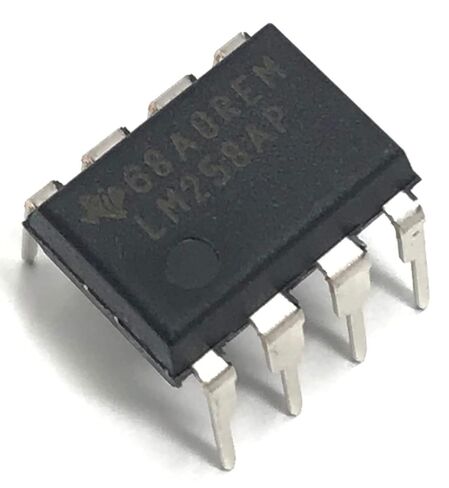 LM258AP LM258A LM258 ثنائي القناة، 700 كيلو هرتز، متوافق مع معايير الصناعة، صديق للوحة التجارب IC DIP-8 (عبوة من 10) in Kuwait