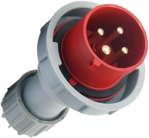 IEC 60309 موصل صناعي مقاوم للماء التوصيل 4Pin 32A 380V-415V 3P + E 6H IP67 ذكر توصيل الطاقة للطيران والصناعة in Kuwait