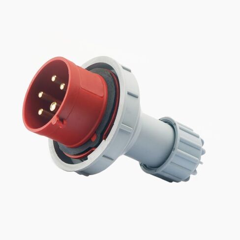 IEC 60309 Waterproof Industrial Connector Plug 5Pin 32A 380V-415V 3P+E+N 6H IP67 Male Power Connecting for Aviation and Industry in Kuwait