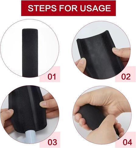 2pack رغوة مقبض غطاء أنبوب عازلة، المخازن المؤقتة كم أنبوب 4.25 بوصة NBR رغوة قبضة حزمة، مناسبة للدراجات الترابية دراجة نارية جزازة العشب، استبدال المقود الأسود in Kuwait
