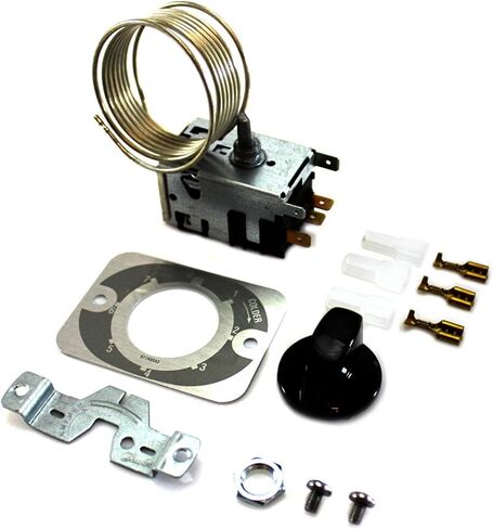 Danfoss 077B7101 مبردات زجاجات ترموستات 077B1704L قطع بارد + 41.0F قطع بارد + 34.7 قطع دافئ + 54.5F قطع دافئ 49.1F طول الأنبوب الشعري 47.2 بوصة B0 in Kuwait