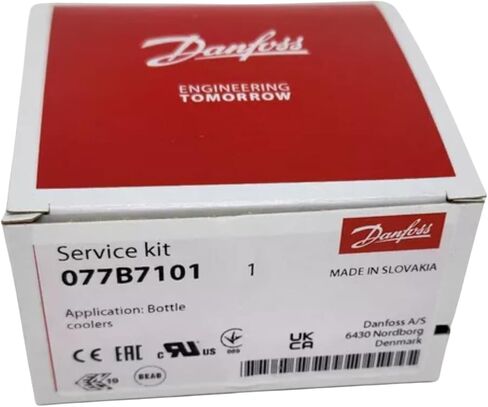 Danfoss 077B7101 مبردات زجاجات ترموستات 077B1704L قطع بارد + 41.0F قطع بارد + 34.7 قطع دافئ + 54.5F قطع دافئ 49.1F طول الأنبوب الشعري 47.2 بوصة B0 in Kuwait