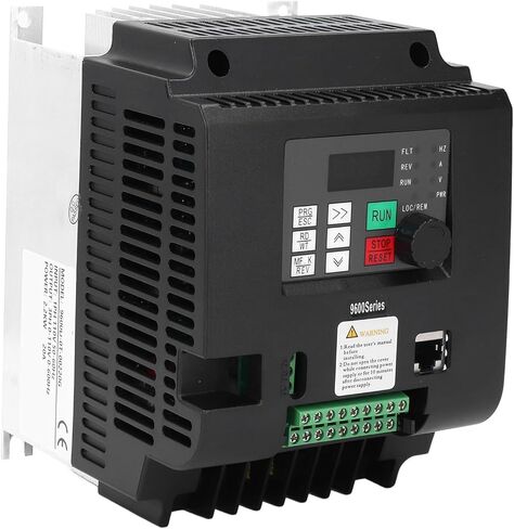 Vector Frequency Converter 2.2KW 20A 110V VFD Micro Variable Frequency Drive Inverter 1PH Input 3PH Output with LED Display PID Controller for PLC Automation Equipment in Kuwait