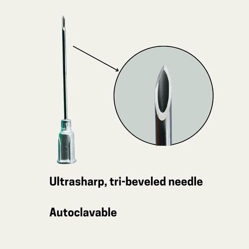 Veterinary Aluminum Hub Needle, 18G x 1 1/2 inch (38 mm), Individual Sheath, 100 per Box, AHN1838 in Kuwait