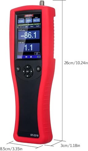 ST-2210 DVB-S2 جهاز البحث عن الأقمار الصناعية بشاشة لمس TFT مقاس 3.95 بوصة مع محلل الطيف مقابل Ws-6933 St-5150 in Kuwait