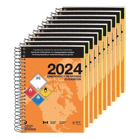 2024 Emergency Response Guidebook (ERG), Spiral Bound, 5.5" x 7.5", English, J. J. Keller & Associates, Inc. in Kuwait