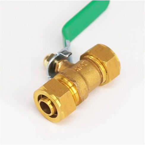 Fit Pex-AL-Pex Tube I.DxO.D 16x20mm Brass Equal Ball in Kuwait