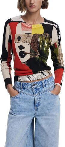 Desigual Women's Sweater Designed by Mr. Christian Lacroix in Saudi Arabia